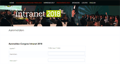 Desktop Screenshot of aanmelden.congresintranet.nl