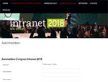 Tablet Screenshot of aanmelden.congresintranet.nl